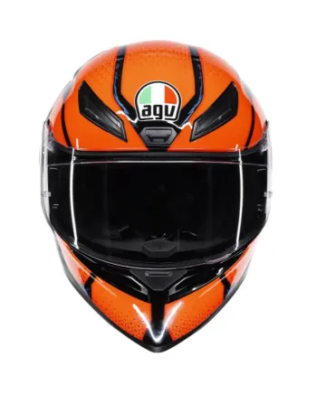 Каска за мотор AGV K1 S SPEEDARMOR BLACK/ORANGE/BLUE