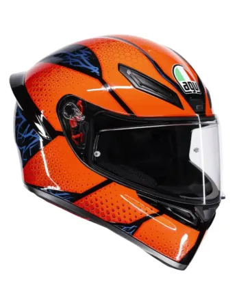 Каска за мотор AGV K1 S SPEEDARMOR BLACK/ORANGE/BLUE