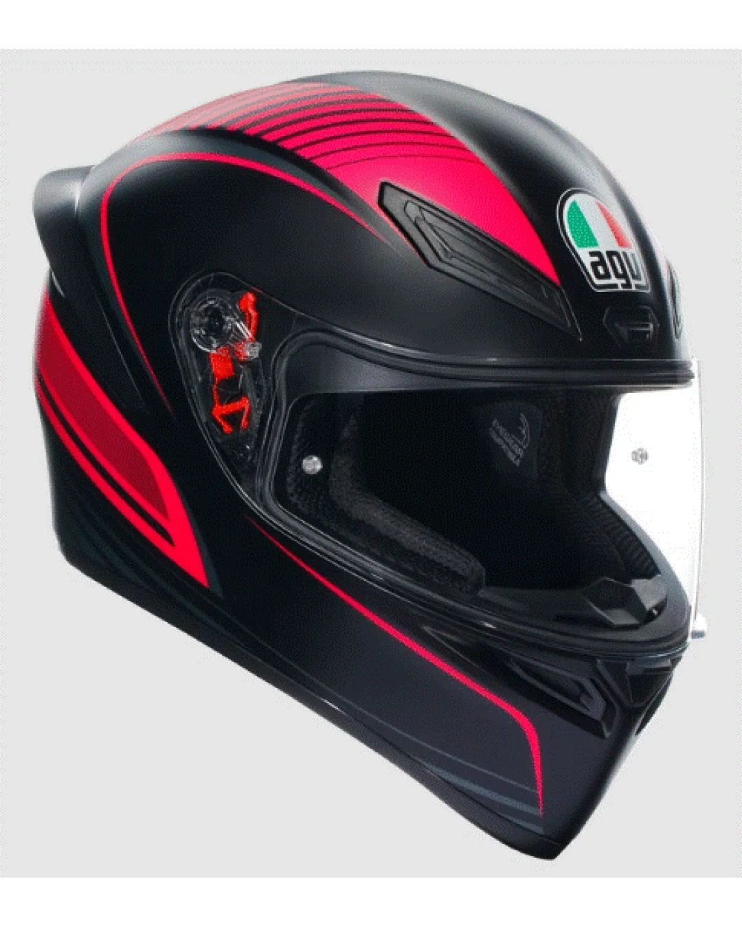 Каска за мотор AGV K1S ECE 22-06 WARMUP BLACK/PINK