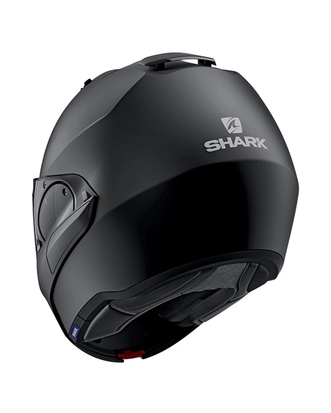 Каска за мотор SHARK EVO-ES BLANK BLACK MAT