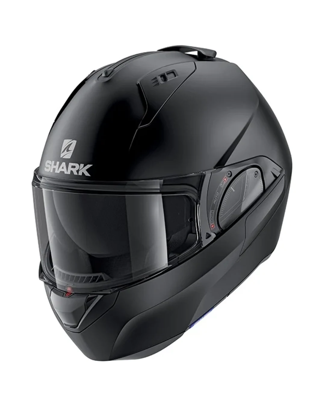 Каска за мотор SHARK EVO-ES BLANK BLACK MAT