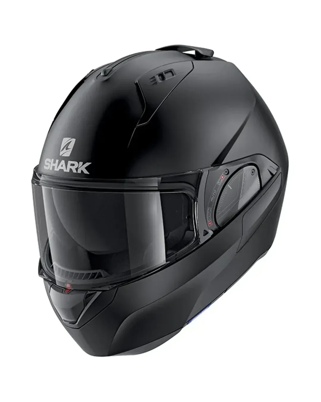 Каска за мотор SHARK EVO-ES BLANK BLACK MAT