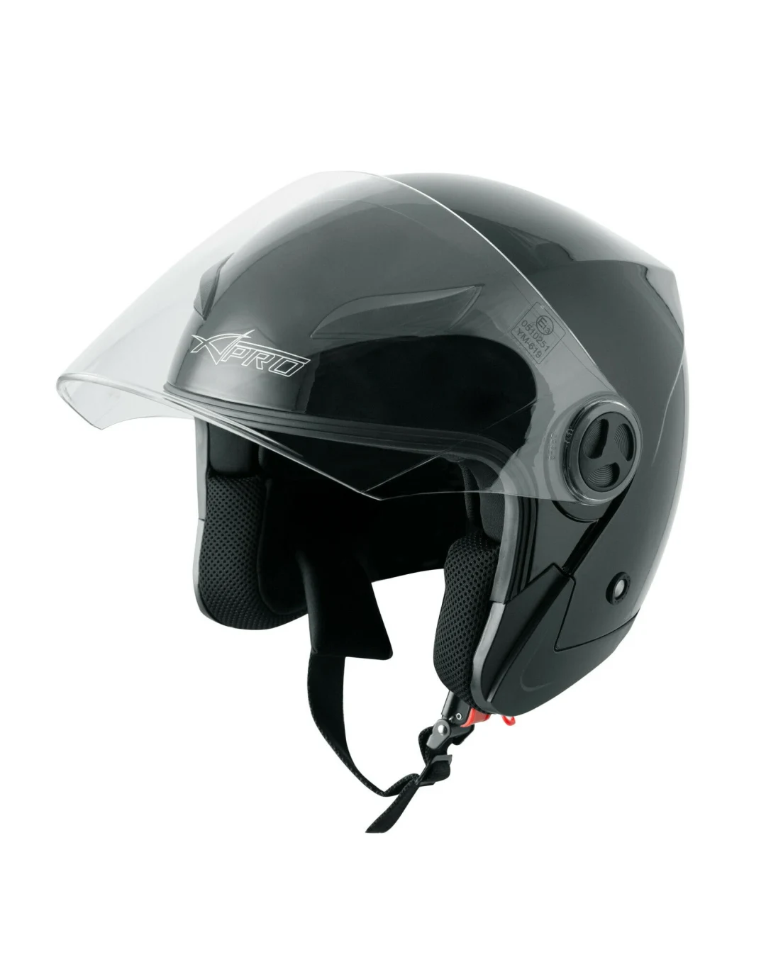 Каска за скутер A-PRO ENGRAVE BLACK