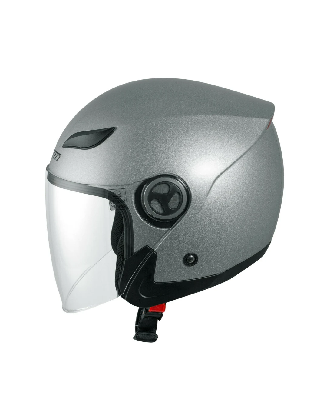 Каска за скутер A-PRO ENGRAVE SILVER