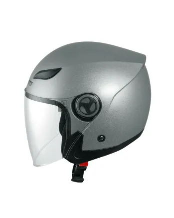 Каска за скутер A-PRO ENGRAVE SILVER