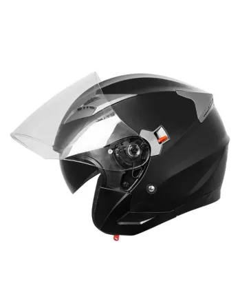 Каска за скутер A-PRO KINETIC MATT BLACK