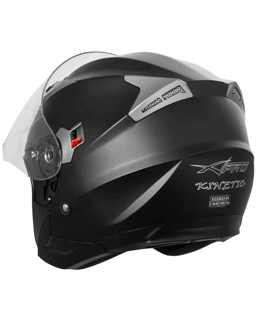 Каска за скутер A-PRO KINETIC MATT BLACK