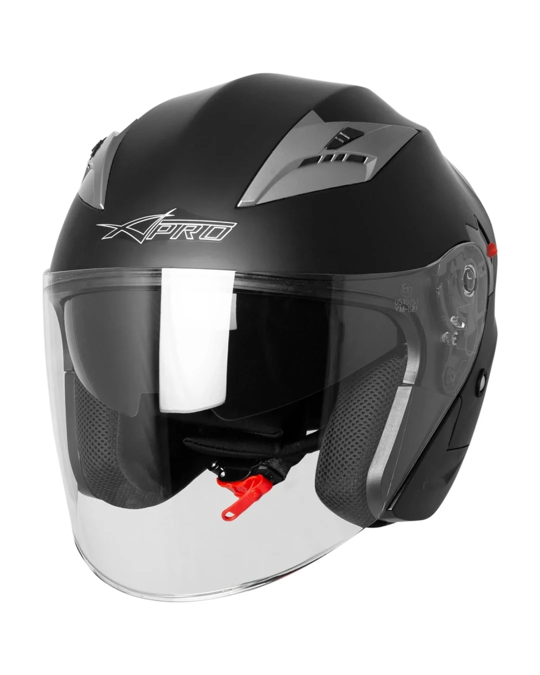 Каска за скутер A-PRO KINETIC MATT BLACK