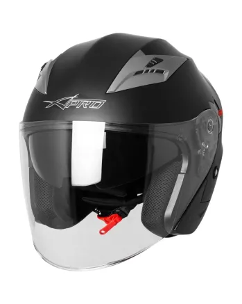 Каска за скутер A-PRO KINETIC MATT BLACK