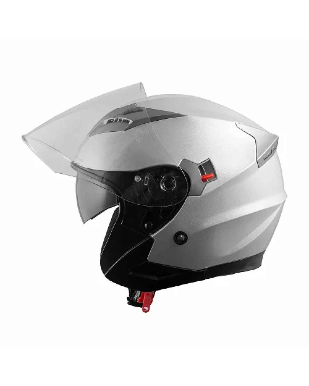 Каска за скутер A-PRO KINETIC SILVER