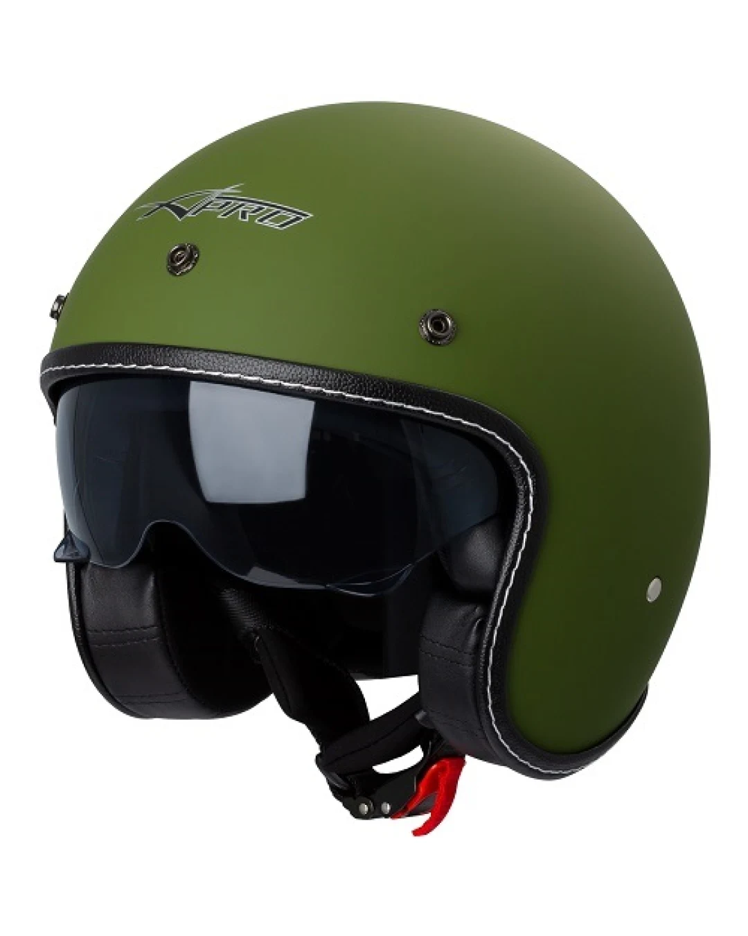 КАСКА ЗА СКУТЕР A-PRO NATIVE MATT GREEN