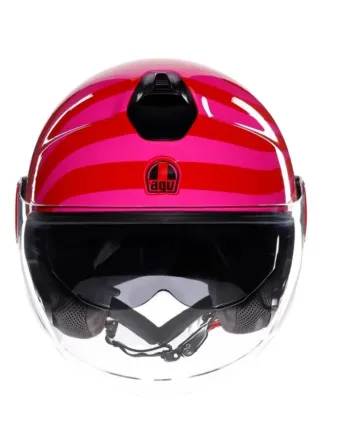 Каска за скутер AGV ETERES TROPEA RED/PINK