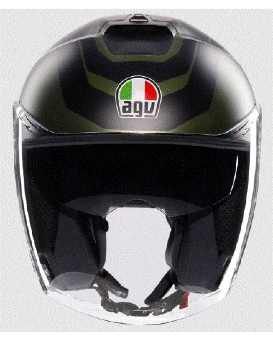 Каска за скутер AGV IRIDES SAKAI MATT GREEN/BLACK