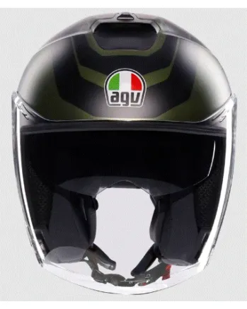 Каска за скутер AGV IRIDES SAKAI MATT GREEN/BLACK