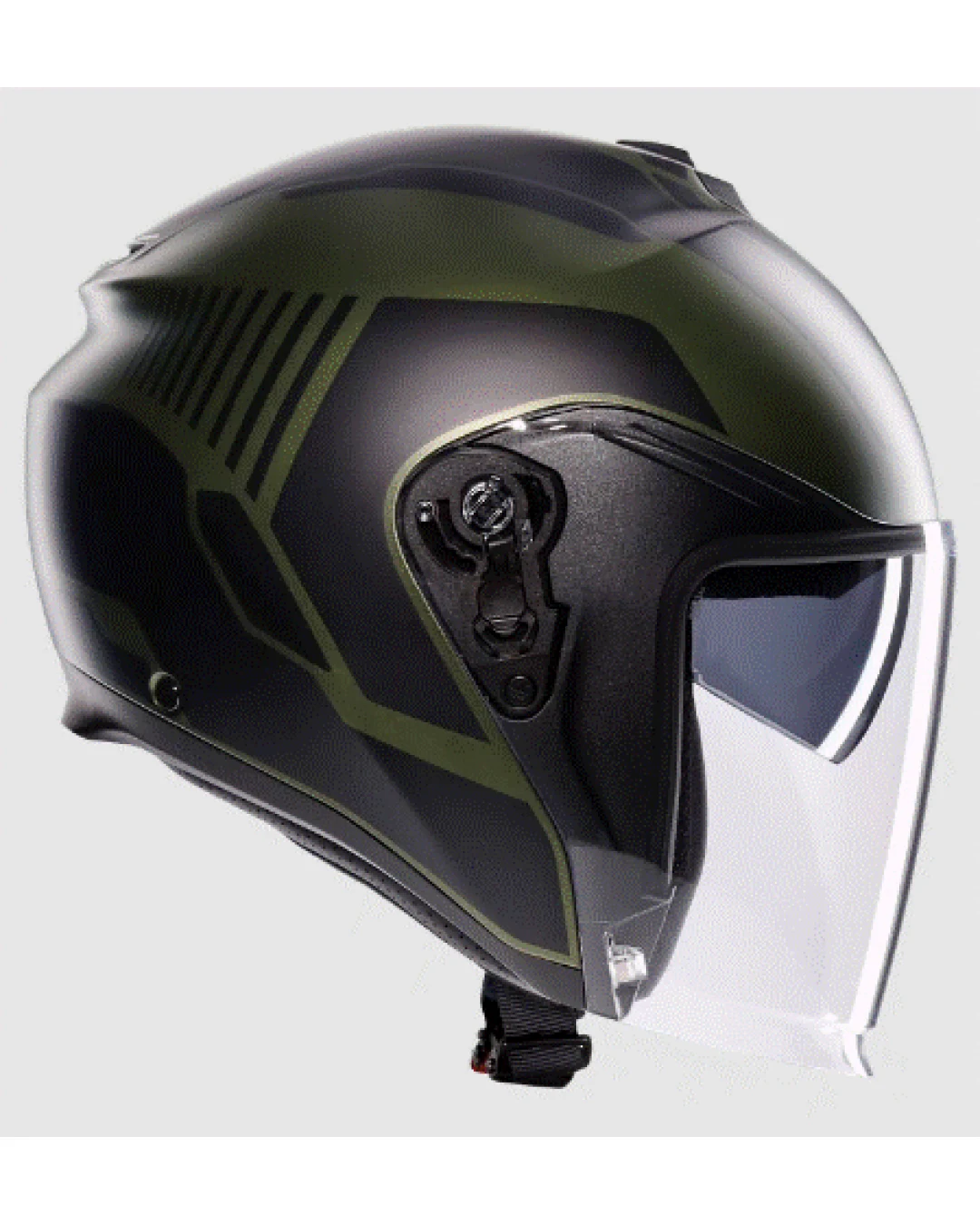 Каска за скутер AGV IRIDES SAKAI MATT GREEN/BLACK