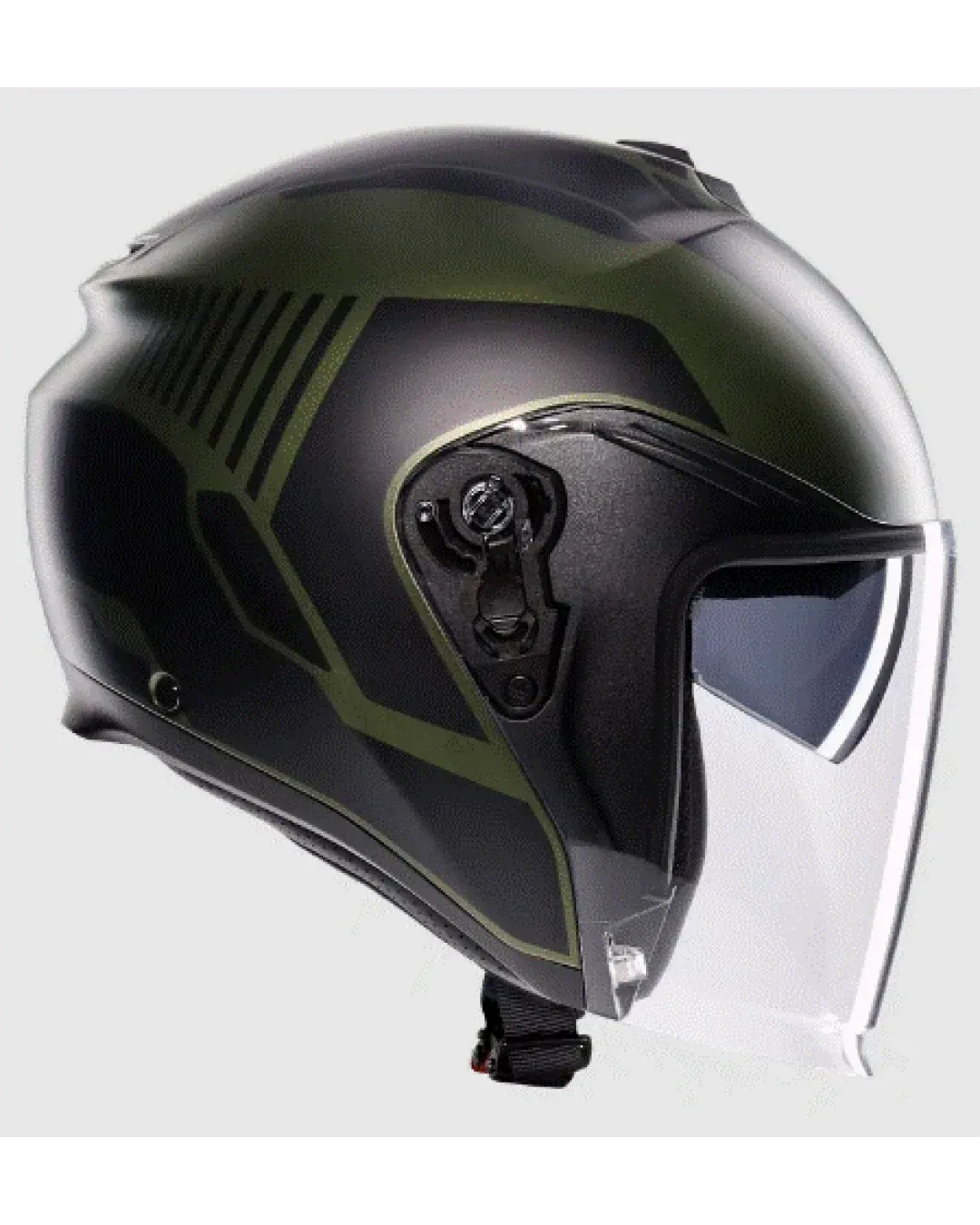Каска за скутер AGV IRIDES SAKAI MATT GREEN/BLACK