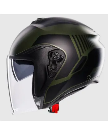 Каска за скутер AGV IRIDES SAKAI MATT GREEN/BLACK