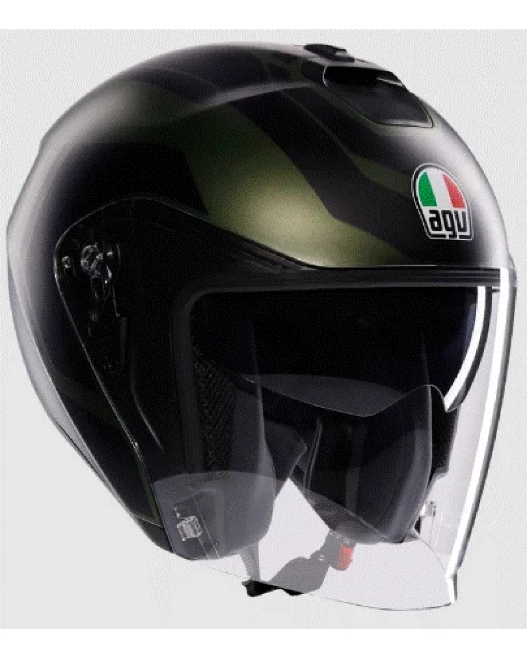 Каска за скутер AGV IRIDES SAKAI MATT GREEN/BLACK