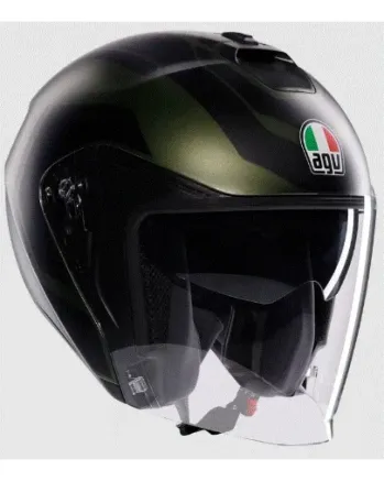 Каска за скутер AGV IRIDES SAKAI MATT GREEN/BLACK