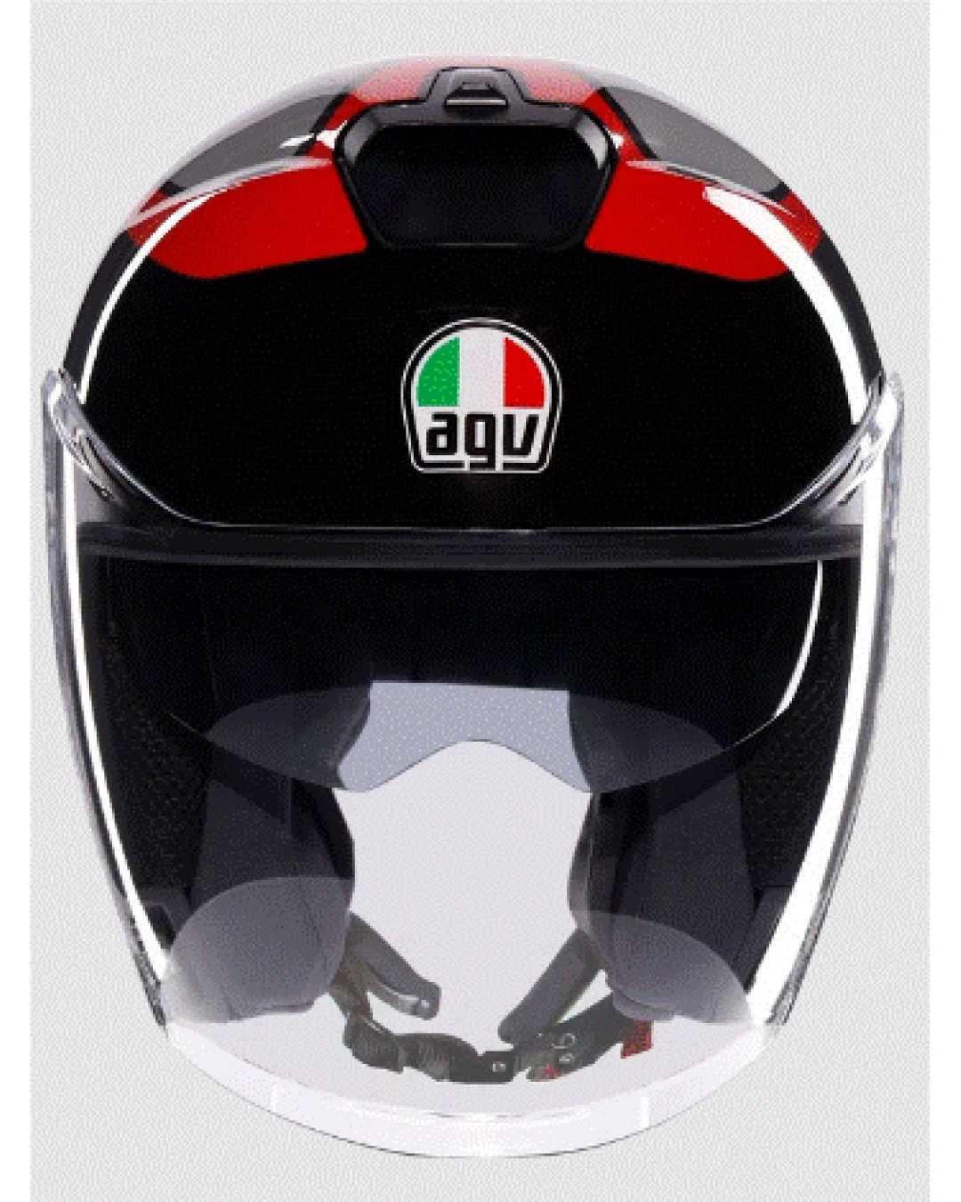 Каска за скутер AGV IRIDES VALENZA MATT GREY/BLACK/RED