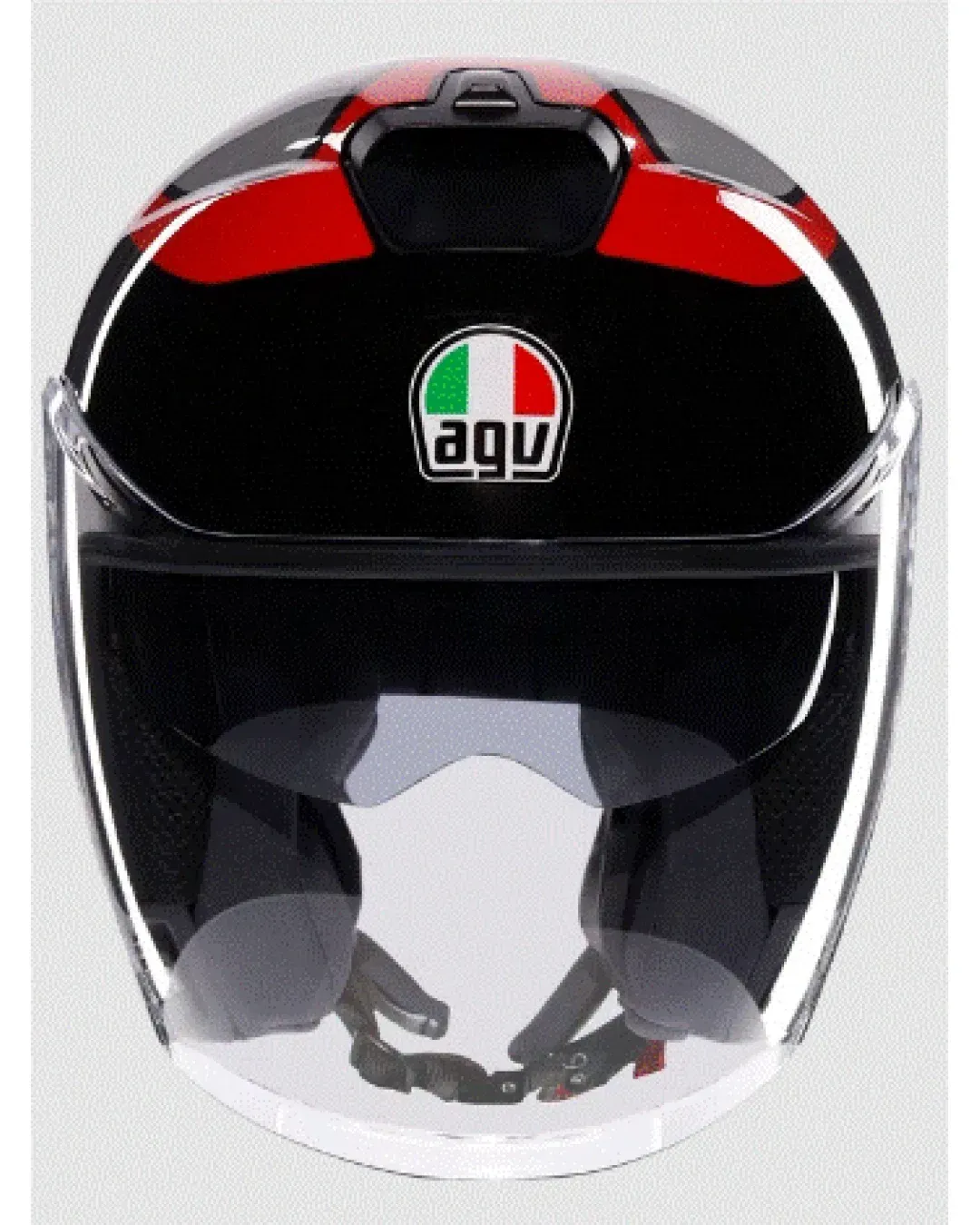 Каска за скутер AGV IRIDES VALENZA MATT GREY/BLACK/RED