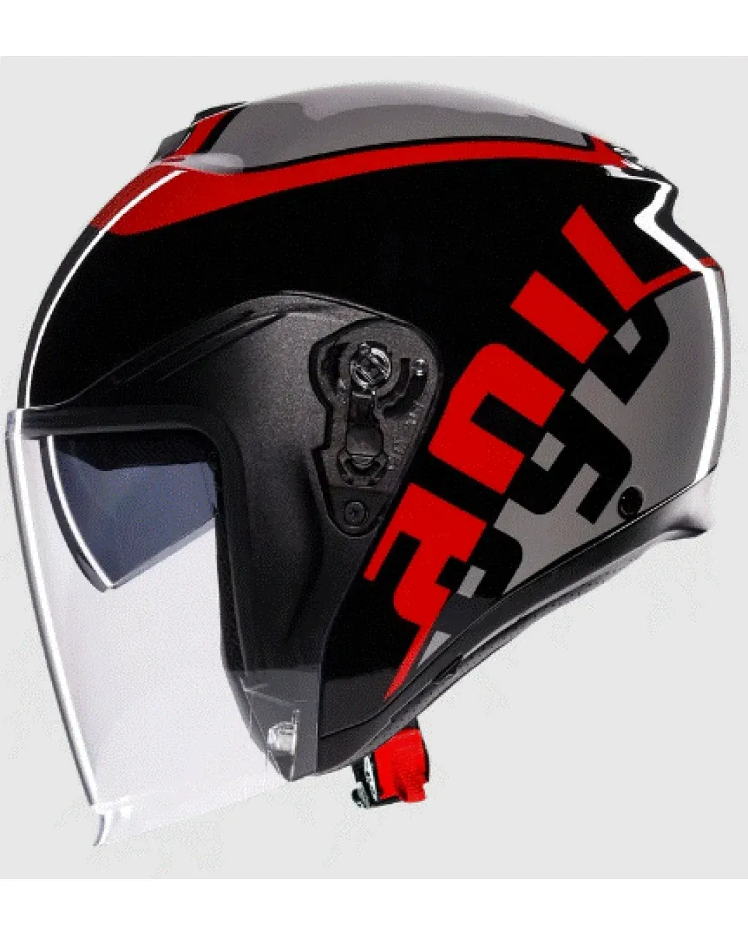 Каска за скутер AGV IRIDES VALENZA MATT GREY/BLACK/RED