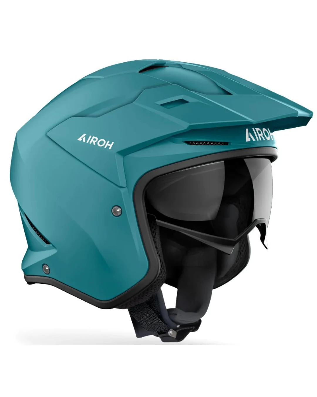 Kаска за скутер AIROH Kombakt Petrol Green Matt