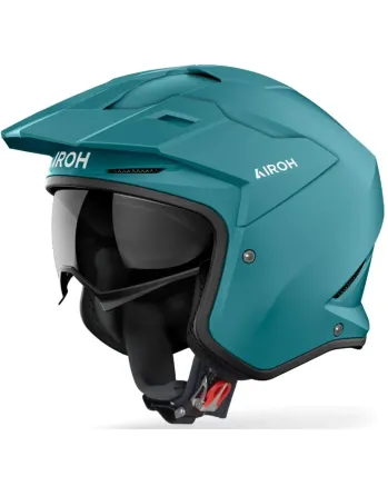 Kаска за скутер AIROH Kombakt Petrol Green Matt
