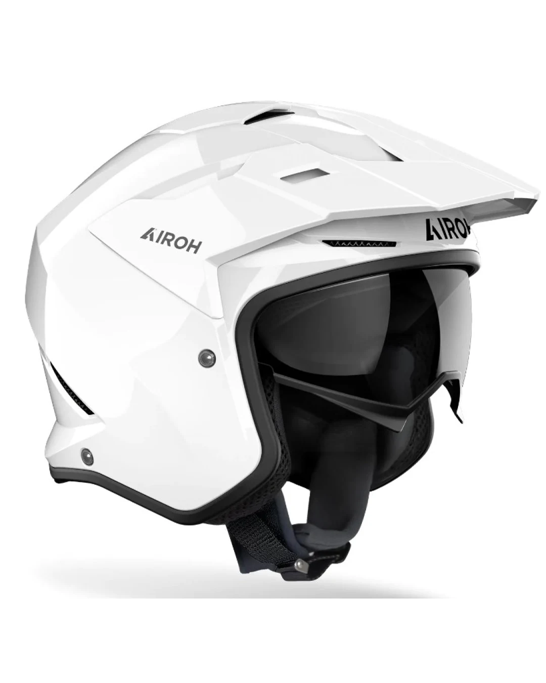 Kаска за скутер AIROH Kombakt WHITE Gloss