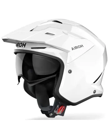 Kаска за скутер AIROH Kombakt WHITE Gloss