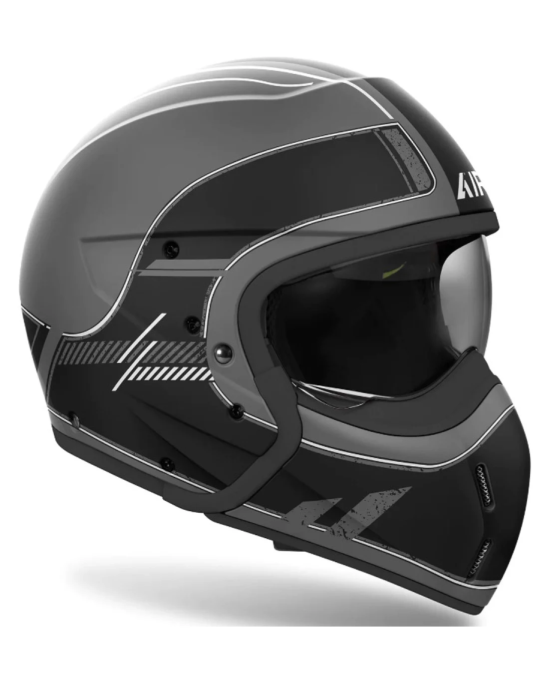 Kаска за скутер AIROH Raster Black Matt