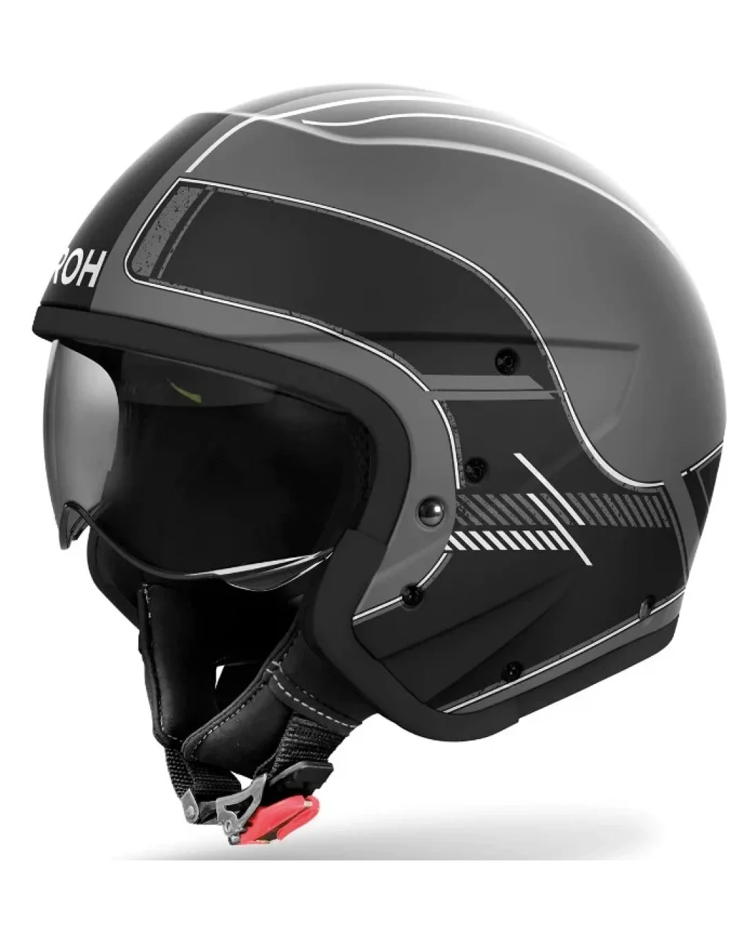 Kаска за скутер AIROH Raster Black Matt