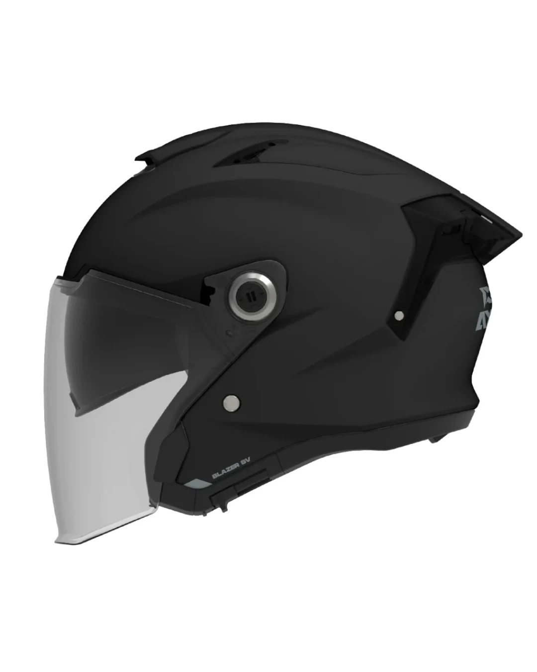 КАСКА ЗА СКУТЕР AXXIS BLAZER SV SOLID BLACK GLOSS