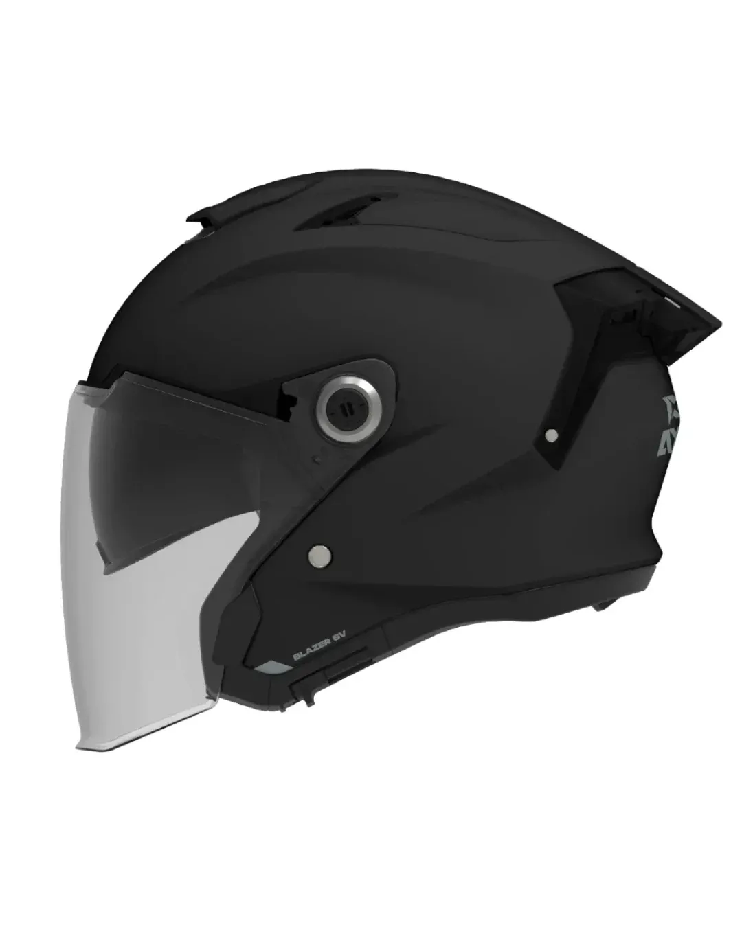 КАСКА ЗА СКУТЕР AXXIS BLAZER SV SOLID BLACK GLOSS