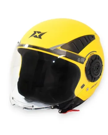 Каска за Скутер Axxis Metro S Solid V2 A3 Yellow Matt