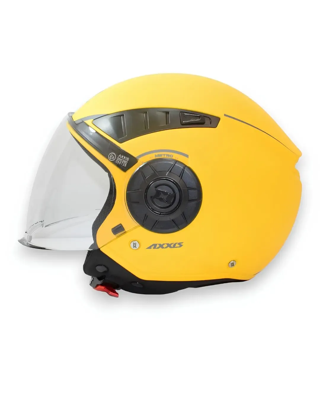 Каска за Скутер Axxis Metro S Solid V2 A3 Yellow Matt