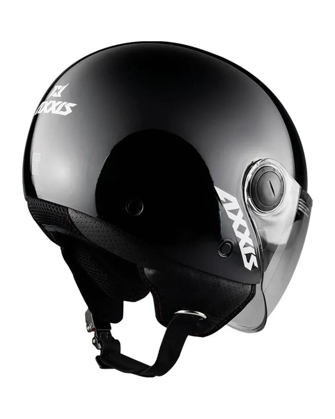 КАСКА ЗА СКУТЕР AXXIS SQUARE S SOLID BLACK GLOSS