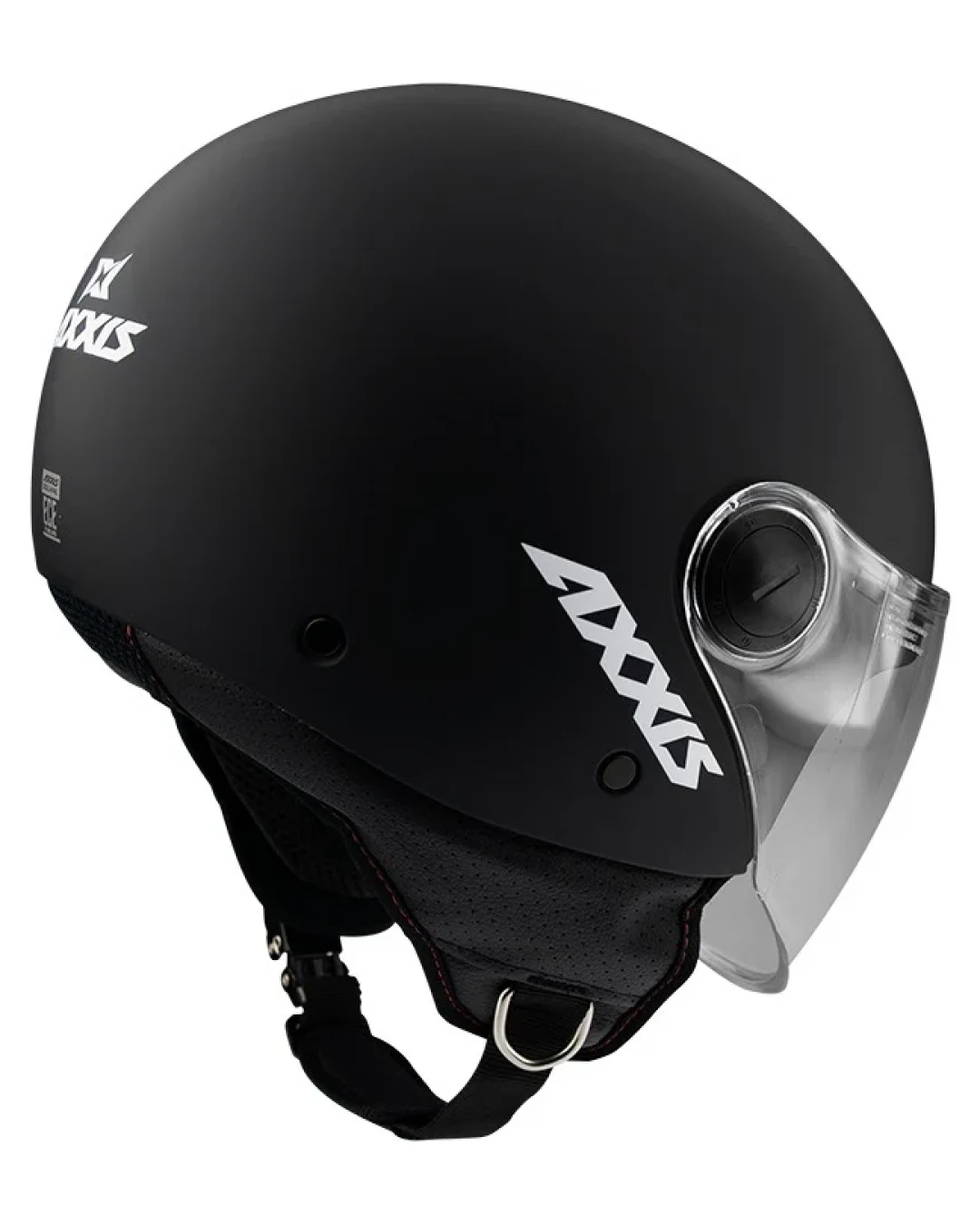 КАСКА ЗА СКУТЕР AXXIS SQUARE S SOLID BLACK МАТТ