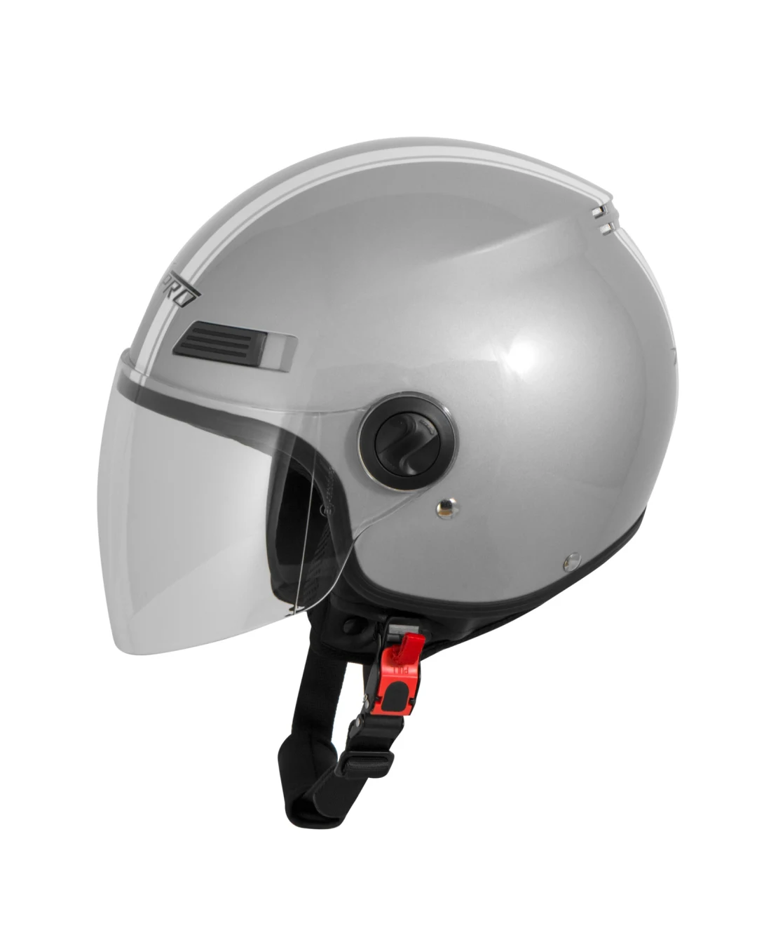 Каска за скутер FEVER SILVER