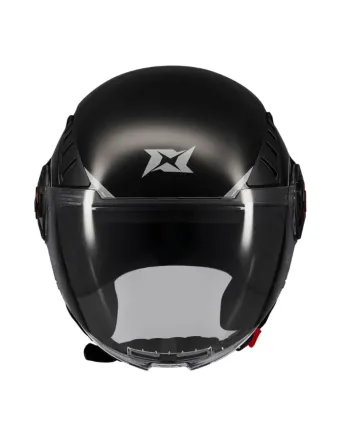 Каска за скутер Axxis Metro S Solid V2 A1 Black Gloss