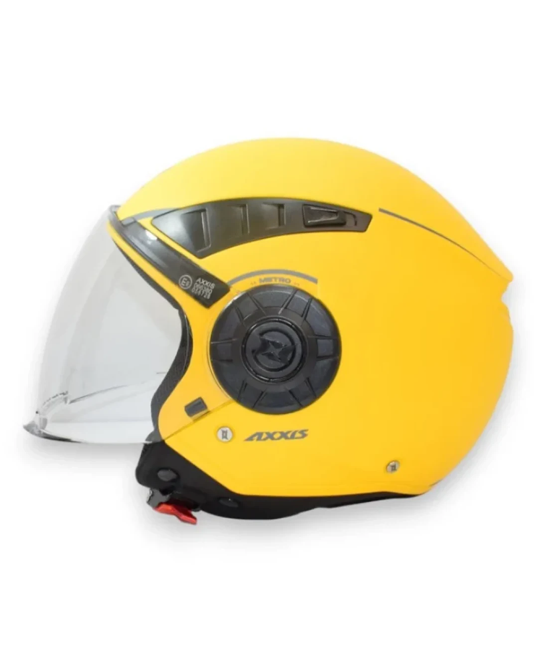 КАСКА ЗА СКУТЕР METRO S SOLID V2 A3 YELLOW MATT
