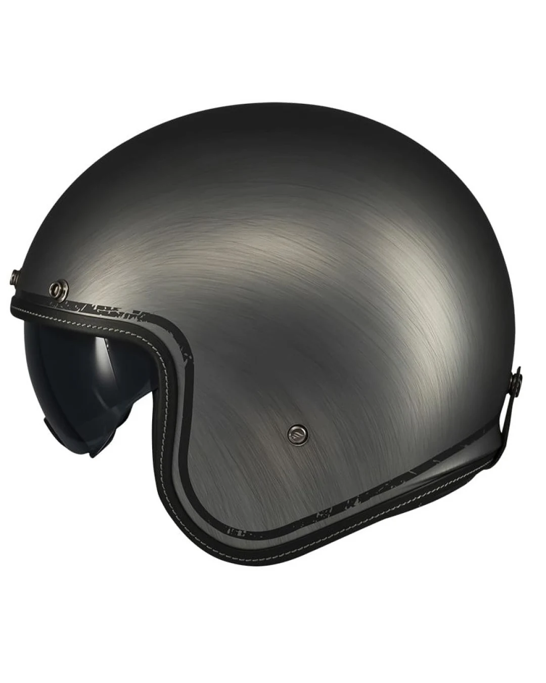 Каска за скутер MT LE MANS 2 S SV SCRATCHED CHROME