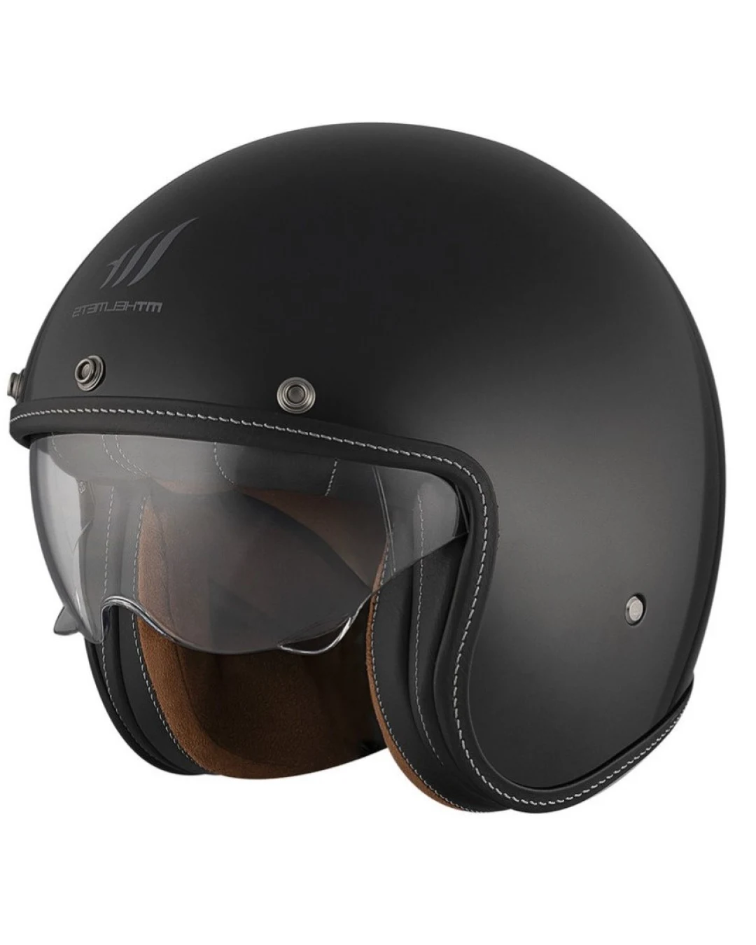 Каска за скутер MT LE MANS 2 S SV SOLID A1 GLOSS BLACK