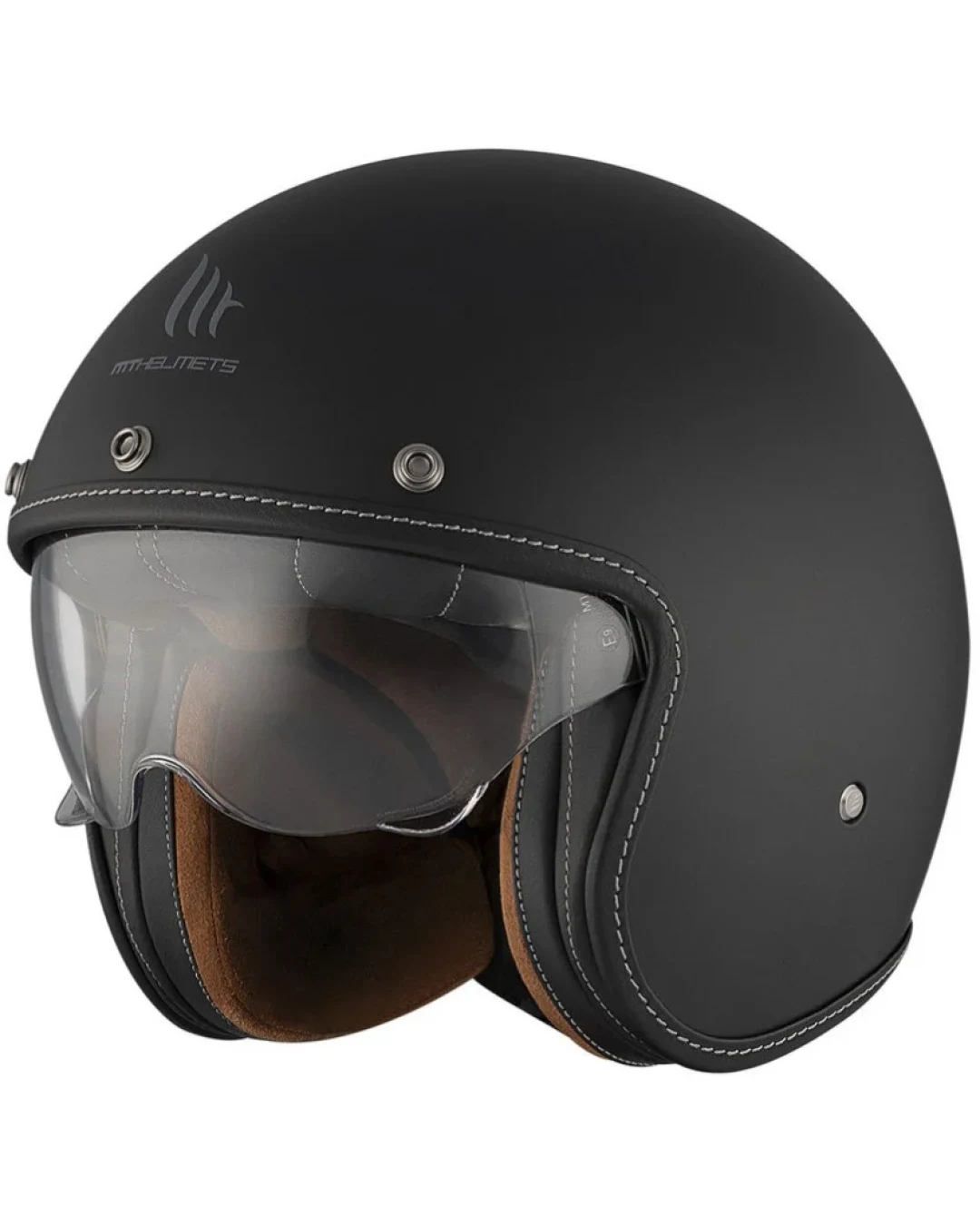 Каска за скутер MT LE MANS 2 S SV SOLID A1 MATT BLACK