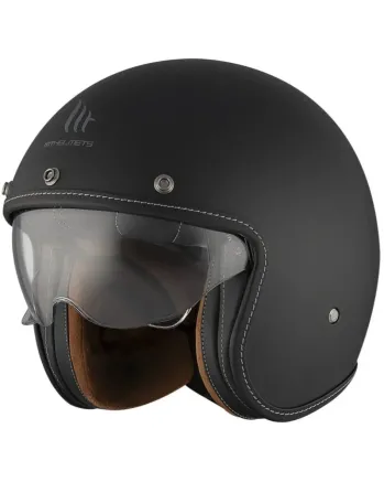 Каска за скутер MT LE MANS 2 S SV SOLID A1 MATT BLACK