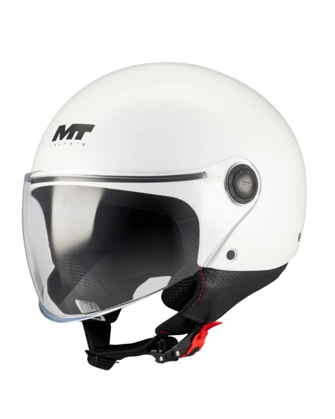 КАСКА ЗА СКУТЕР MT STREET S PURE A0 WHITE GLOSS