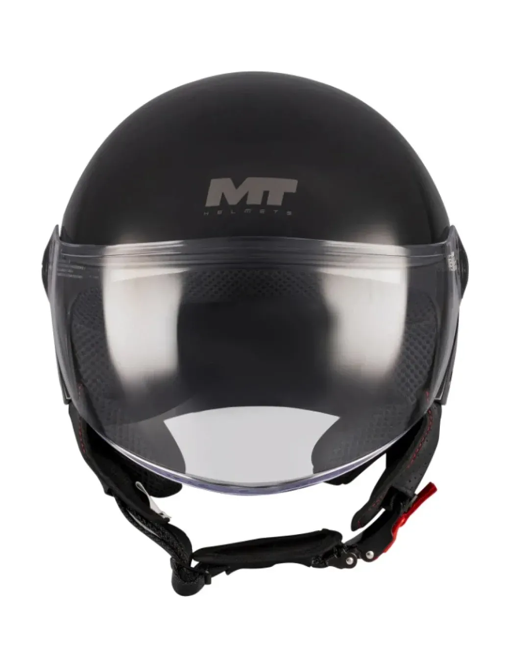 КАСКА ЗА СКУТЕР MT STREET S PURE A1 BLACK GLOSS