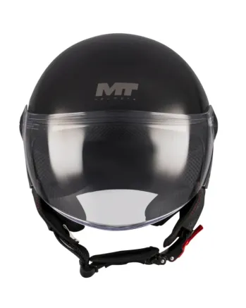 КАСКА ЗА СКУТЕР MT STREET S PURE A1 BLACK GLOSS