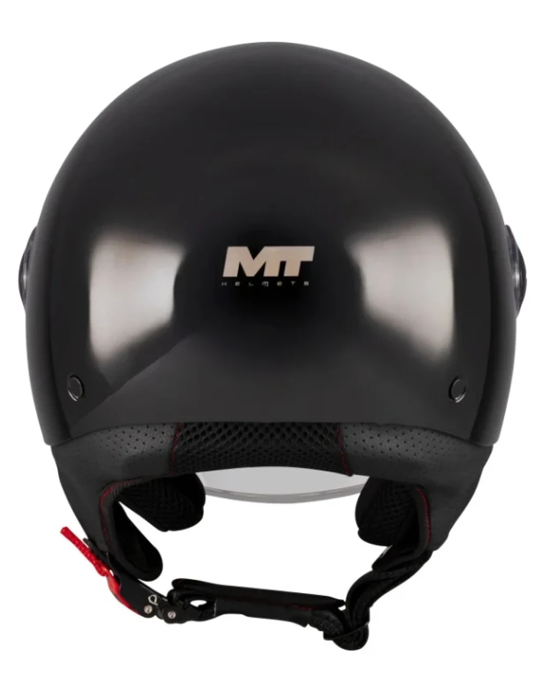 КАСКА ЗА СКУТЕР MT STREET S PURE A1 BLACK GLOSS