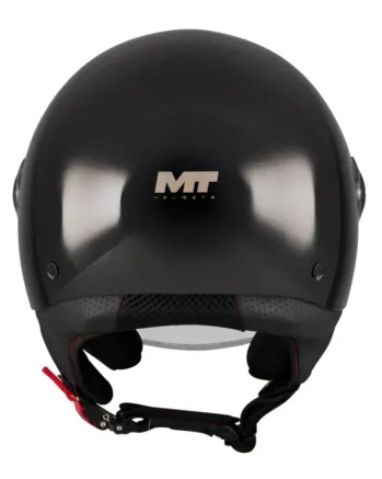 КАСКА ЗА СКУТЕР MT STREET S PURE A1 BLACK GLOSS
